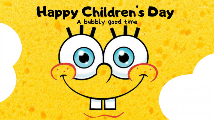 Spongebob szczęśliwego dnia dziecka